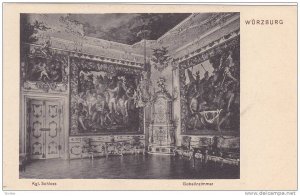 Interior, Kgl. Schloss, Gobelinzimmer, Wurzburg (Bavaria), Germany, 1910-1920s