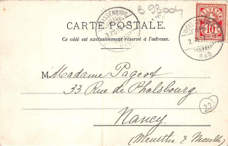 B93004 bad weissenburg  switzerland