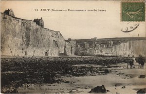 CPA AULT Panorama a maree basse (50478)