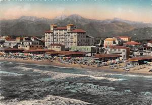 Italy  Viareggio Panorama of beach front