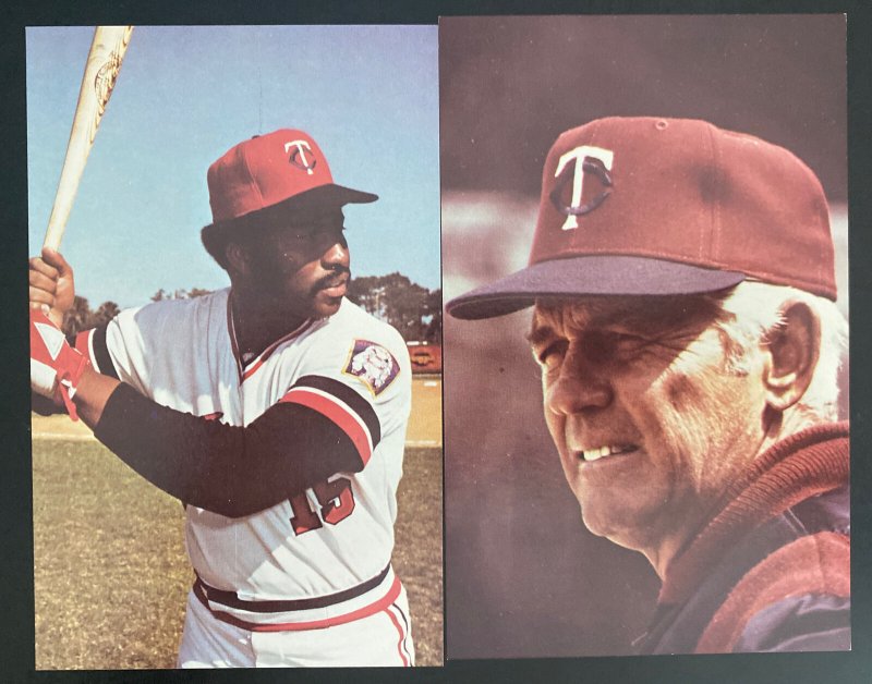 30 Original Baseball Players Minnesota Twins 1979 Postcards Collection Lot 