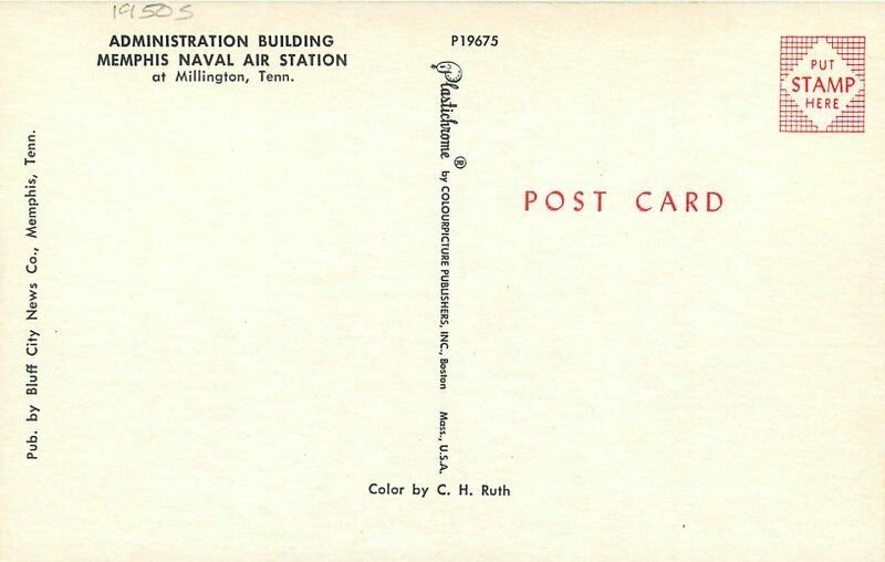 Administration Memphis Naval Air Station Millington Tennessee 1950s 8936