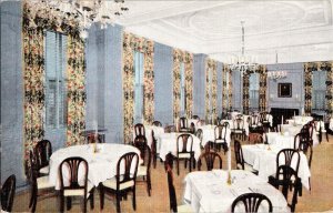 Colonial Room Hotel Wisconisn Milwaukee Kropp Co. Vintage Linen Postcard Dining 