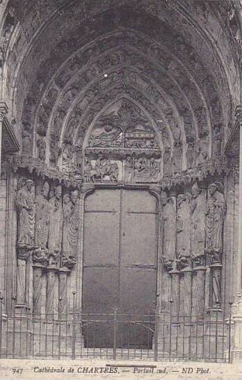 France Chartres Cathedrale Portail Sud