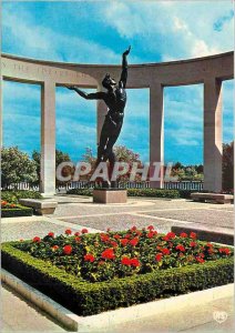 Postcard Modern Saint Laurent sur Mer Calvados Omaha Bach American Cemetery s...