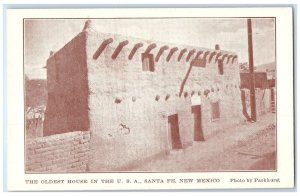 c1960's The Oldest House In The USA Santa Fe Mexico MX Unposted Vintage Postcard