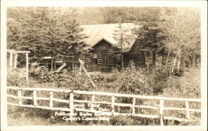 Black Hills South Dakota SD Canedy's Camera Shop Real Photo Vintage Postcard