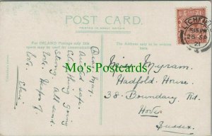 Genealogy Postcard - Myram - 38 Boundary Road, Hove, Sussex RF7352