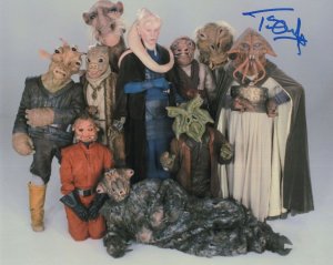 Tim Dry Stunning Large Star Wars 10x8 Hand Signed Photo