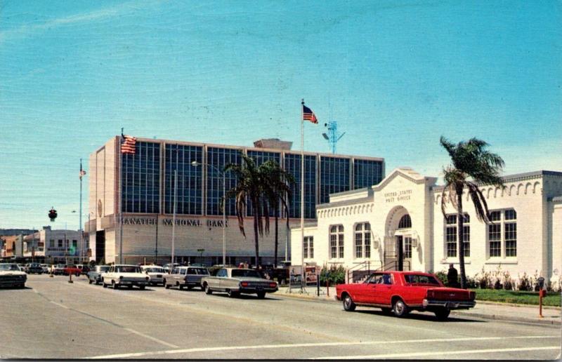 Florida Bradenton Manatee Avenue With Post Office 1970