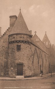 Holyrood Abbey Court House Aberdeen Scotland MINT Old Postcard