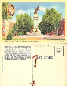 Francis Scott Key Monument, Eutaw Place, Baltimore, Maryland
