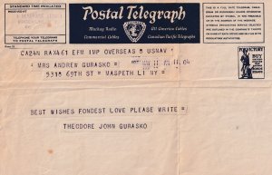 194x Postal Telegraph to Long Island, NY (57745)