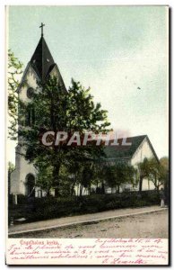 Old Postcard Sweden Engelholms Kyrka