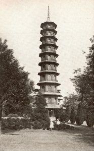 Vintage Postcard The Pagoda Kew Gardens Building Richmond England