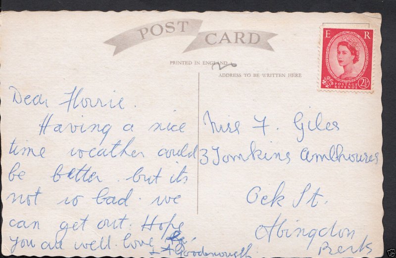 Genealogy Postcard- Family History - Giles - Abingdon - Berkshire  BH5142