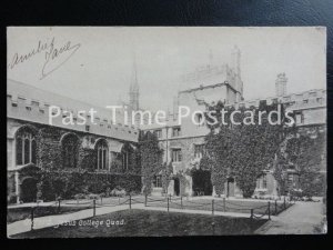 Old PC - Oxford: JESUS COLLEGE QUAD