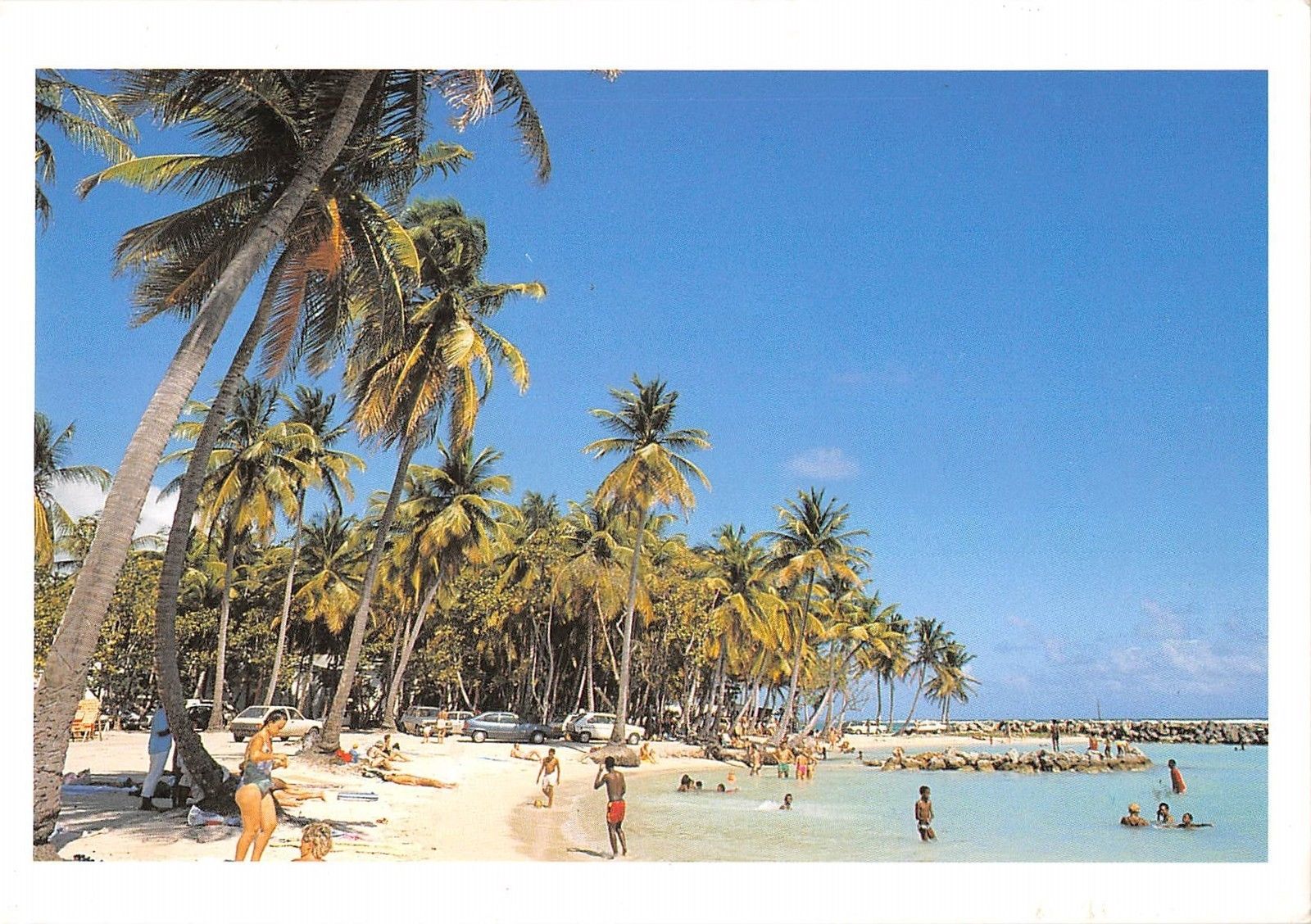 Bt1942 Guadeloupe Plage De St Anne Caribbean Hippostcard