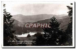 Old Postcard Environs d & # 39Oyonnax Lake View Genin