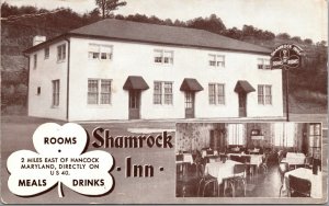 Postcard Shamrock Inn Rooms Meals Drinks in Hancock, Maryland~132273