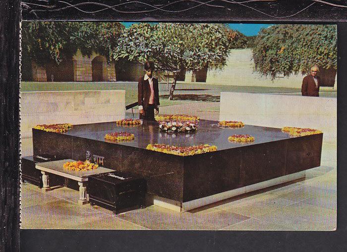 Raj Ghat,Delhi,India Postcard BIN 