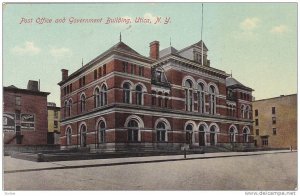 Exterior, Post Office and Government Building, Utica,  New York, PU-1909