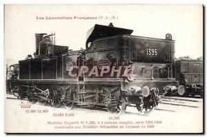 Postcard Old Train Locomotive Engerth Machine 1395