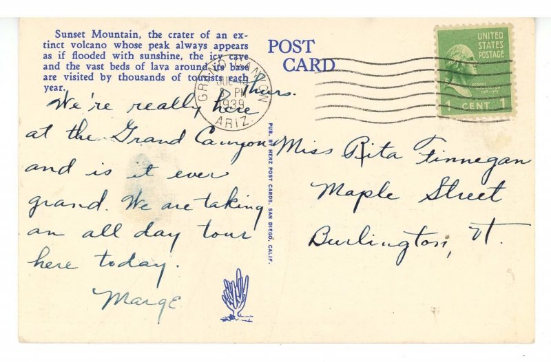 AZ - Sunset Mountain, the Crater & Lava Beds