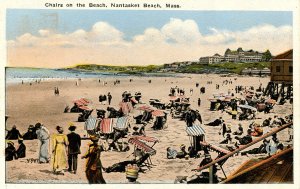 MA - Nantasket Beach. Chairs on the Beach