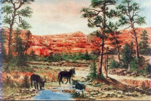 Arizona Sedona Red Rock Country Painting By William Mewhinney