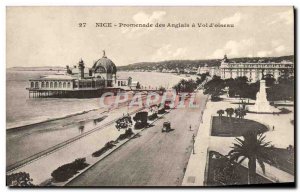 Old Postcard Nice Promenade Des Anglais A Theft & # 39Oiseau