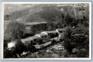 Purua Mexico Postcard Aerial View of Balneario San Jose c1950's RPPC Photo