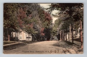 Gloversville NY-New York, Prospect Street, Vintage Postcard