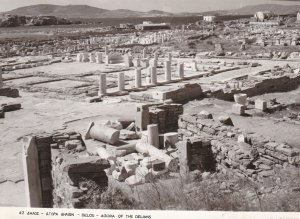 Greece Delos Agora Of The Delians Real Photo