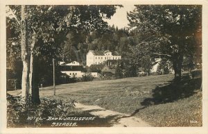 Postcard RPPC 1930s Croatia Zagreb Hotel Badwurzelsdorpf #1508 23-1941