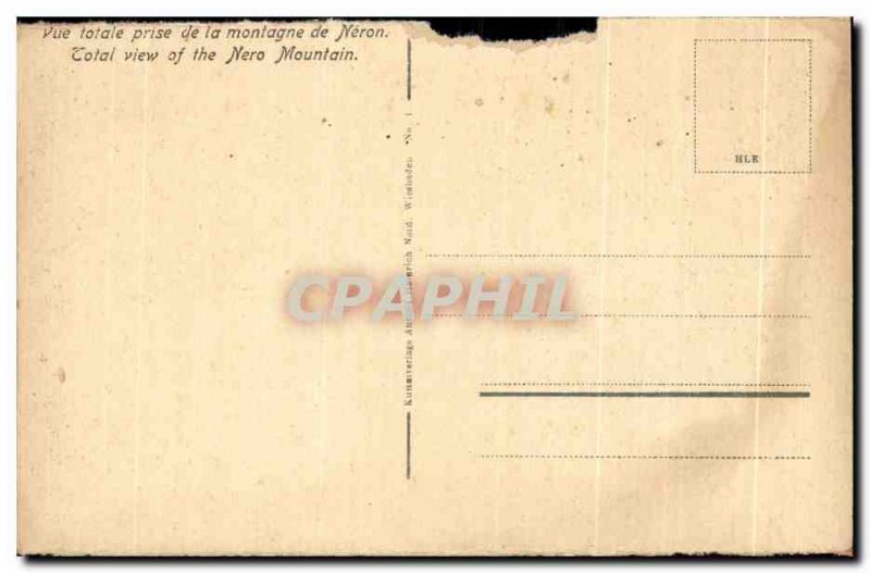 Old Postcard Wiesbaden Total von Neroberg