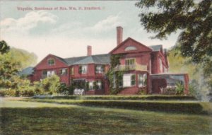 Massachusetts Wayside Residence Of Mrs William H Bradford