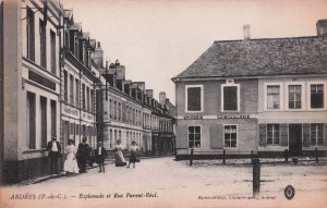 Hot Spice Shop on Esplanade et Rue Parent Ardres France Old Postcard
