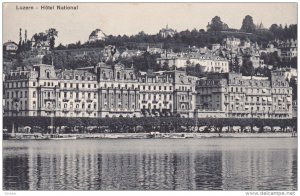 LUZERN, Switzerland, 1900-1910's; Hotel National