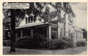 Laurinburg North Carolina Knapdale Guest House Antique Postcard K18360