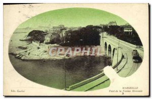 Old Postcard Marseille Bridge Counterfeit Money
