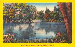 Greetings from Broadway, N. J., USA New Jersey  