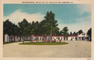 Postcard Mayfair Motel Concord NC