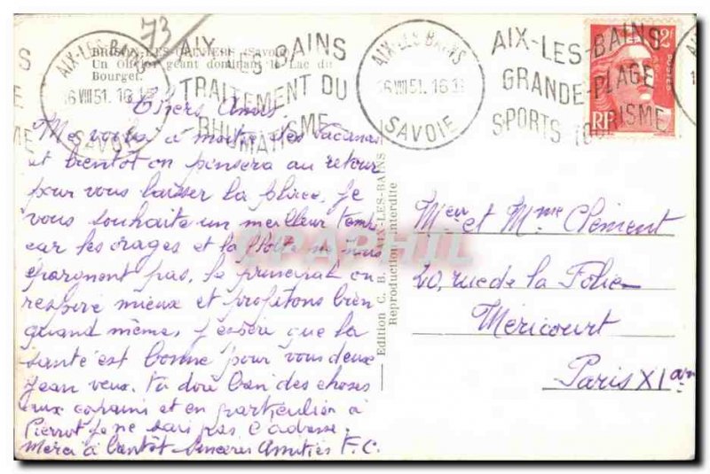 Old Postcard Brides les Bains