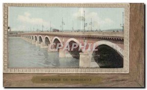 Old Postcard Bordeaux The Stone Bridge