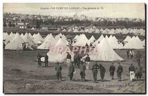 Old Postcard Army camp of Larzac Aveyron The General view