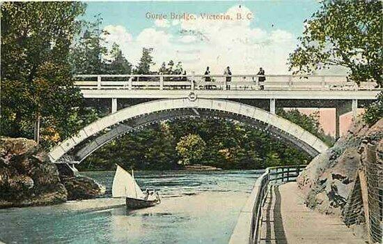 Canada, British Columbia, Victoria, Gorge Bridge, The Coast Publishing R-56856