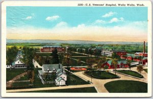 1941 United States Veterans Hospital Walla Walla Washington WA Posted Postcard