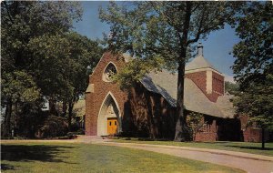 Canton Ohio 1960s Postcard Shrine Of Perpetual Adoration Sancta Clara