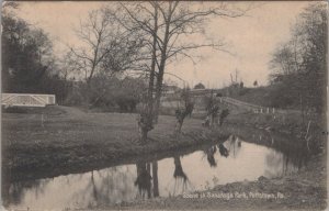 Postcard Scene in Santaoga Park Pottstown PA